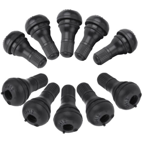 Jeffergarden Tige de valve à clipser, 36 mm de long, en métal et caoutchouc résistant à l'ozone, pour équipements de jardinage et quads. (1/5)