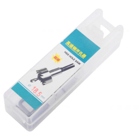 Jeffergarden Foret en acier inoxydable pour métaux, scie cloche robuste, outil de coupe 18,5 mm (1/5)