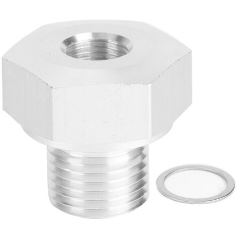 Jeffergarden Connecteur adaptateur de capteur de pression d'huile M16x1.5 à 1/8 NPT pour moteur GM LS (1/5)