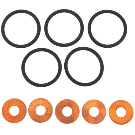 Jeffergarden Jeu de joints toriques d'étanchéité pour injecteur de carburant ERR6417 Remplacement pour Land Rover Defender TD5 19982006 (1/5)