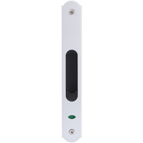 Jeffergarden – Serrure de porte coulissante en acier inoxydable – Verrou à crochet unilatéral – Pour fenêtres et portes en verre – Installation rapide (1/5)