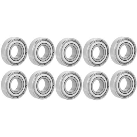 Jeffergarden Roulements miniatures, quantité suffisante de roulements en acier silencieux (10 pièces), pratiques pour le travail (1/5)