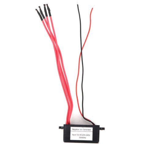 Jeffergarden Module ioniseur générateur d'ions négatifs anioniques pour la maison, mini purificateur d'air 4 lignes (AC200-240V) (1/5)