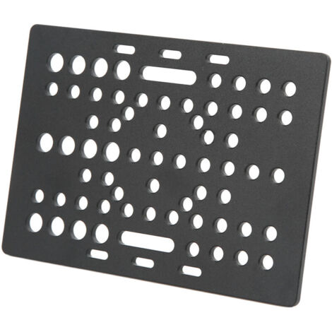 Plaque de portique en aluminium haute résistance, anodisée noire, imprimante 3D, guide linéaire universel pour fraiseuse (1/5)