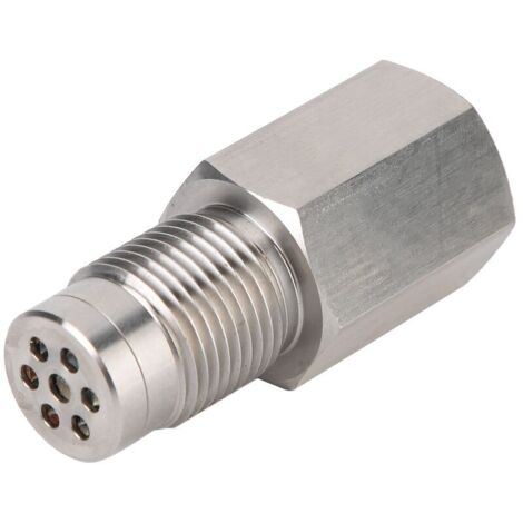 Jeffergarden Adaptateur universel d'entretoise d'extension de capteur d'oxygène de voiture en acier inoxydable M18x1.5 (1/5)