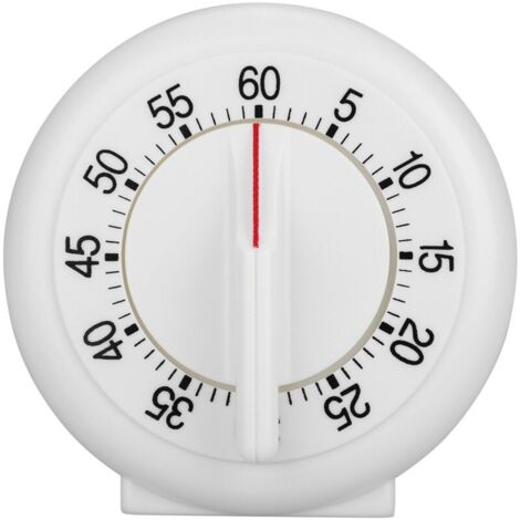 Jeffergarden Minuteur de cuisine rond de 60 minutes avec compteur mécanique et réveil (1/5)