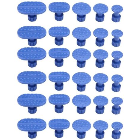 Jeffergarden Kit de Réparation de Dent de Voiture, Ensemble de Ventouses Bleues de 30 Pièces, Largement Utilisé dans Les Voitures, Les Réfrigérateurs, Les Motos, Les Machines à Laver, Etc. (1/5)