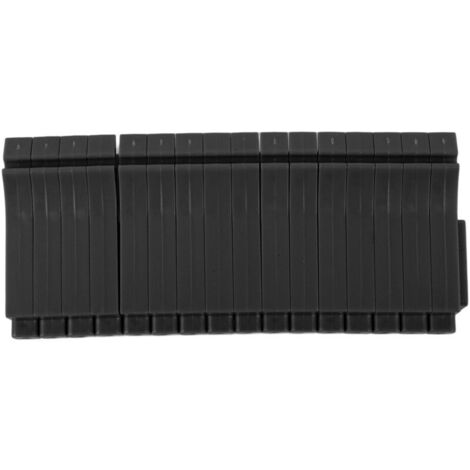 Jeffergarden Lot de 16 grilles de refroidissement empilables en fil métallique, plateaux de cuisson réutilisables et peu encombrants pour la cuisine, noir, format court (1/5)
