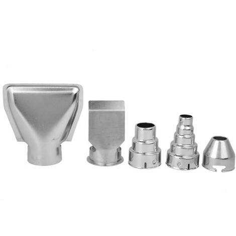 Jeffergarden Ensemble de 5 buses en acier inoxydable pour pistolet à air chaud et accessoires de soufflage de chaleur (1/5)