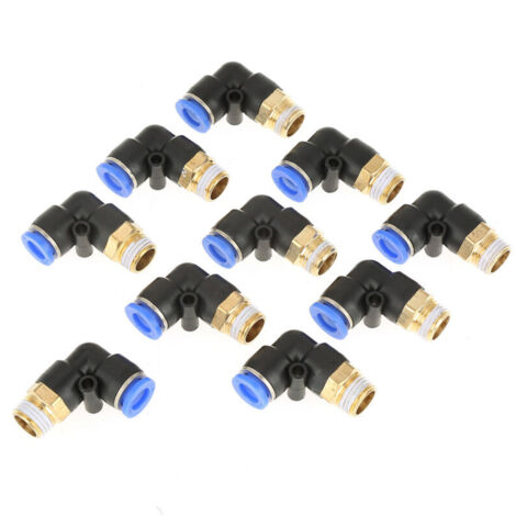 Jeffergarden Raccord rapide 1/4", facile à démonter, raccords pneumatiques, étanchéité performante, ne se détache pas, matériau spécial pour usage domestique (1/5)