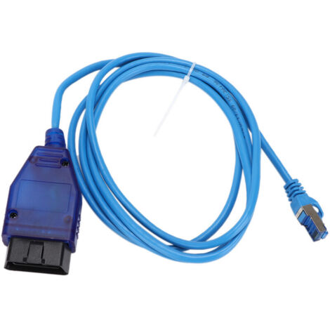 Jeffergarden Cble d'interface ENET programmation de codage OBD RJ45 avec remplacement de lumière LED pour série F/1/3/5/7 (1/5)