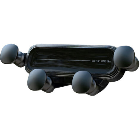 Jeffergarden Support de téléphone de voiture à gravité amélioré verrouillage automatique mains libres mini support de téléphone pour grille d'aération de voiture pour téléphone de 47 à 69 pouces gris (1/5)