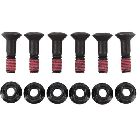 Jeffergarden Kit de boulons et écrous de pignon M8 X 32mm, 6 jeux d'écrous de boulons de moto en fer pour YZ YZF (1/5)