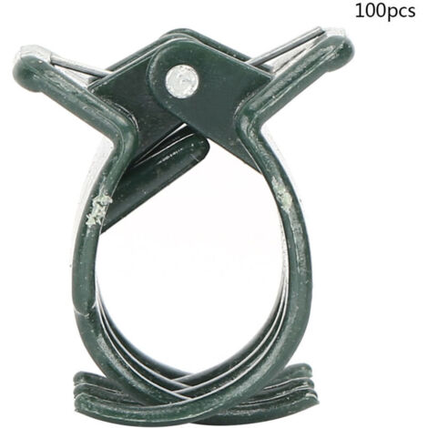 Jeffergarden 100 pinces de fixation en plastique pour plantes de jardin, supports pour tiges d'orchidées (1/5)