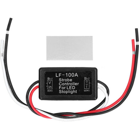 Jeffergarden Module de clignotant intelligent à LED surélevé pour feux de freinage (contrôleur stroboscopique) pour véhicules automobiles (1/5)