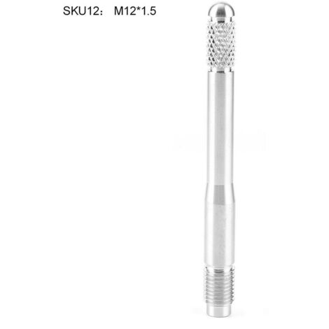 Jeffergarden Goupille de positionnement de pneu outil d'alignement de retrait de montage de roue acier inoxydable M12 UniversalSilver M12 x 1.5 (1/5)