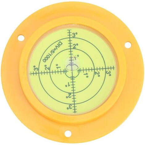 Jeffergarden Niveau à bulle rond gradué 90 x 17 mm pour plateforme d'appareil photo (1/5)