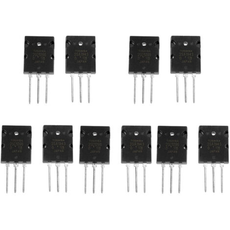 Jeffergarden Transistor d'amplificateur de puissance, transistor pratique de haute précision et longue durée de vie pour une utilisation audio adaptée (1/5)
