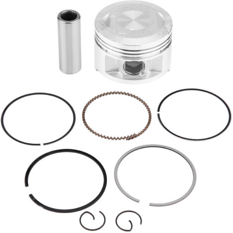 Jeffergarden Kit d'assemblage de Piston, kit d'assemblage de Joint de Bague de Piston de Moto pour Moteur YBR125 YBR 125 125cc (1/5)