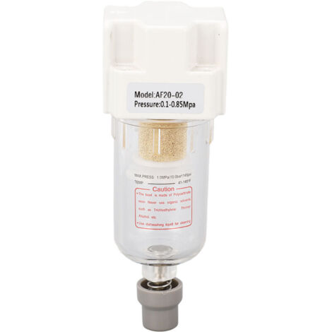Jeffergarden Filtre à air G1/4 po, régulateur de pression, accessoire de tuyau de compresseur, fonction de purge 0,1 à 0,85 MPa (1/5)