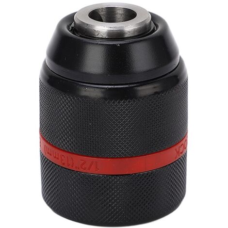 Jeffergarden Mandrin de perçage sans clé 1/2‑20UNF à serrage automatique électrique, plage de serrage 2‑13 mm, diamètre 58 mm / 2,3 po (1/5)