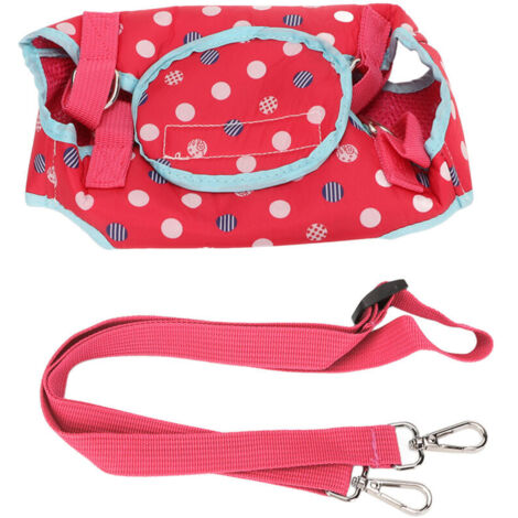 Jeffergarden Harnais de Soulèvement pour Petit Chien – Bande Lombaire, Laveable et Portable, Soutien Confortable après Blessure ou Âge (Rouge Rosé) (1/5)