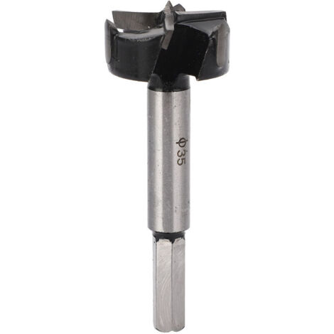 Jeffergarden Foret Forstner de 35 mm pour charnières, à 3 cannelures, en carbure cémenté, incisif et efficace, pour le bois de meubles. (1/5)