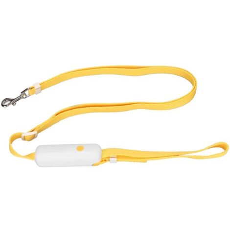 Jeffergarden Laisse Rétractable Nylon Élégante – Multifonction, Boucle Réglable, Système Anti-Enchevêtrement et Verrouillage (Blanc) (1/5)