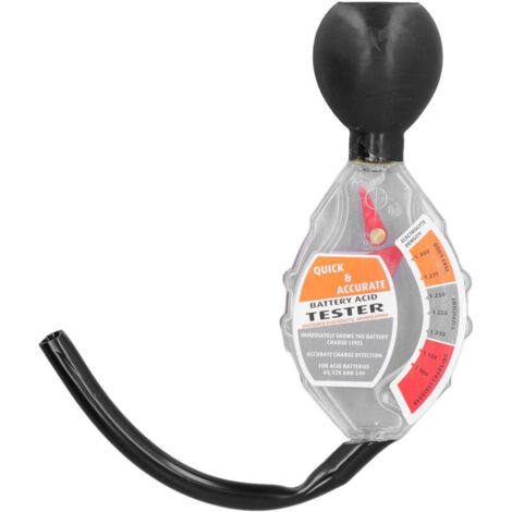 Jeffergarden Hydromètre de batterie de voiture ABS, testeur de gravité précis, outil de détection universel professionnel et rapide (1/5)
