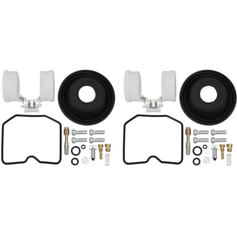 Jeffergarden Kit de Réparation Carburateur 2 Pièces pour Kawasaki Vulcan 500/EN500 1991‑1995 – Ensemble Complet, Montage Facile, Améliore les Performances Moto (1/5)
