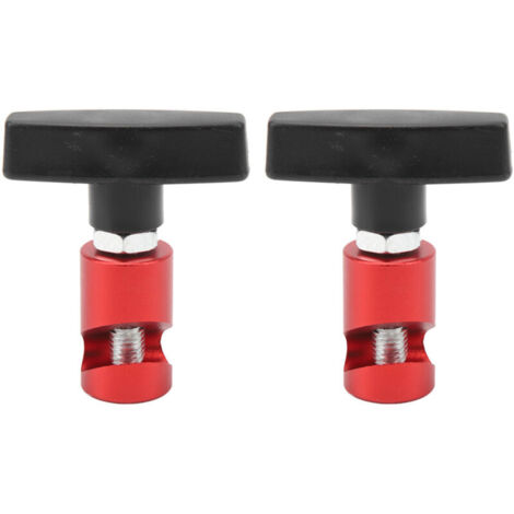 Jeffergarden Lot de 2 pinces de levage de capot pour hayon et coffre de voiture (rouge) (1/5)