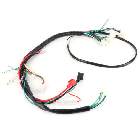 Jeffergarden Faisceau de cblage de démarrage électrique pour PIT Trail Quad Dirt Bike ATV 50cc 110cc 125cc 140cc (1/5)