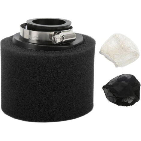 Jeffergarden Éponge Filtre à Air 35mm/1.38 pouces Nettoyante Antipoussière pour Moto ATV 50cc‑200cc Noir – Haute Filtration, Lavable, Améliore le Débit d'Air, Montage Universel (1/5)