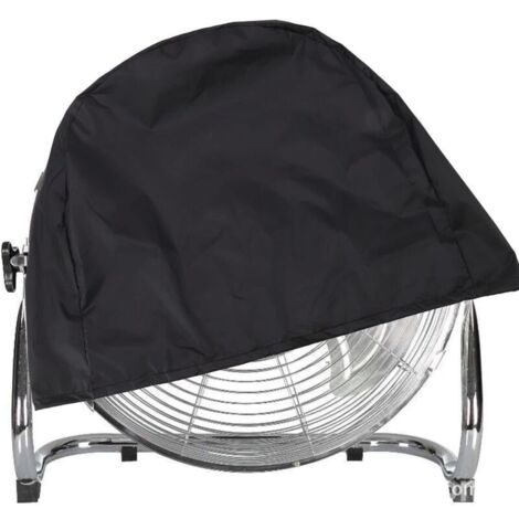 Jeffergarden Couvercle de ventilateur industriel, Protection UV, étanche à la poussière, pliable, électrique, pour extérieur et intérieur, chambre à coucher, noir (1/5)