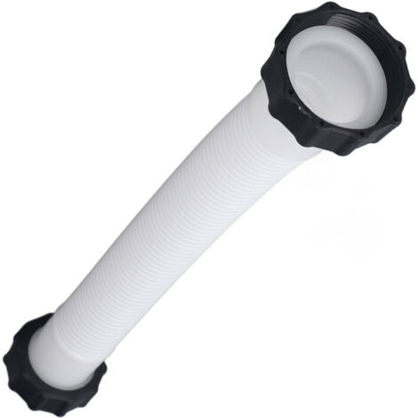 Jeffergarden Tuyau de remplacement de la pompe de piscine pour 1,5 pouce de diamètre au-dessus des piscines du sol blanc (1/5)
