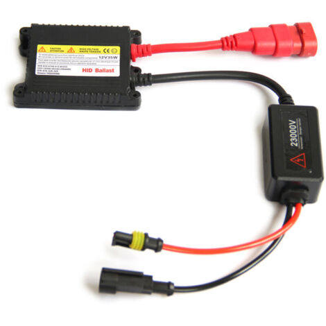 Jeffergarden Ballast xénon ultra-mince 55 W pour phares automobiles, stabilisateur de phares, remplacement de ballast pour lampes xénon H1, H3, H4, H7, H11 et H13 (1/5)