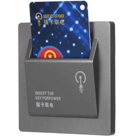 Jeffergarden Interrupteur Économiseur d'Énergie Mécanique à Carte Magnétique 40A Haute Puissance, pour Chambre d'Hôtel, Hôtellerie - Coupe l'Alimentation lors du Retrait de la Carte (1/5)