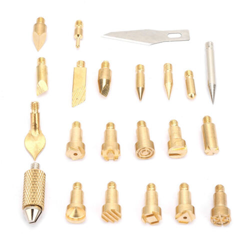 Jeffergarden Pointes de fer à souder 200-480℃, pointes de stylo à pyrogravure pour le soudage, le travail du métal et la menuiserie. (1/5)