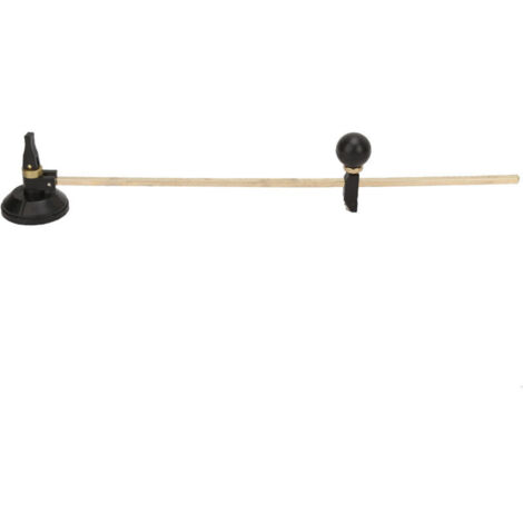 Jeffergarden Coupe-verre à 6 roues avec compas et ventouse pour découpe circulaire (80 cm) (1/5)