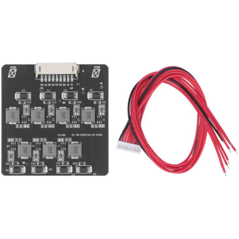 Jeffergarden Équilibreur passif de batterie, carte de transfert d'énergie au Lithium, Module d'égalisation 1,2a 8S DC2.0V-4.5V avec câble (1/5)