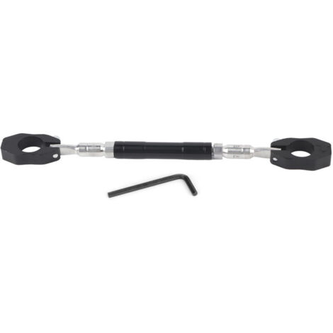 Jeffergarden Guidon d'équilibre universel réglable en alliage d'aluminium pour moto, noir (1/5)
