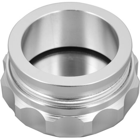 Jeffergarden Kit de bouchon de goulot de remplissage de réservoir d'eau de carburant 1,9 pouces de diamètre intérieur en aluminium universel pour CarSilver (1/5)