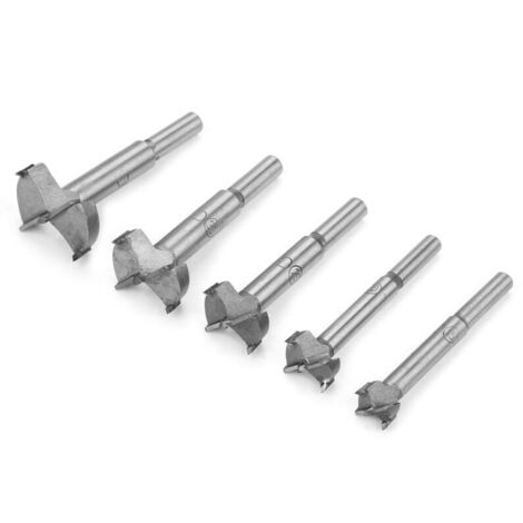 Jeffergarden Foret de 15 à 35 mm, kit de 5 pièces pour le perçage du bois, résistant à l'usure, durable pour les travaux à domicile. (1/5)