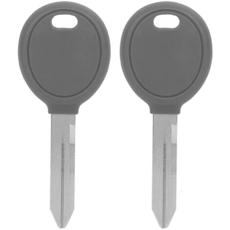 Jeffergarden Clé de voiture d'allumage de transpondeur de 2 pièces avec 46 puces en céramique adaptées pour Chrysler (1/5)