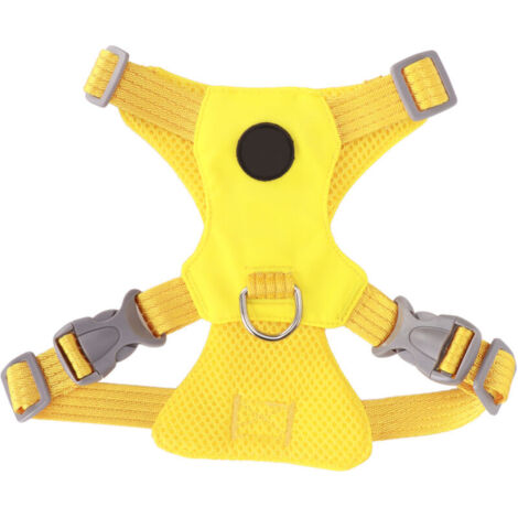 Jeffergarden Gilet de Sécurité Doux pour Chien – Harnais Respirant Polyvalent pour Chiens, Chats de Taille Petite/Moyenne (Jaune Oie) (1/5)
