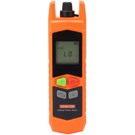 Jeffergarden Wattmètre à fibre optique haute précision, mini-testeur 7 longueurs d'onde, localisateur visuel de défauts avec LED, -70 à +6 dBm (1/5)