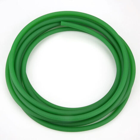 Jeffergarden Courroie ronde en polyuréthane PU à surface rugueuse verte pour transmission (8 mm x 5 m) (1/5)