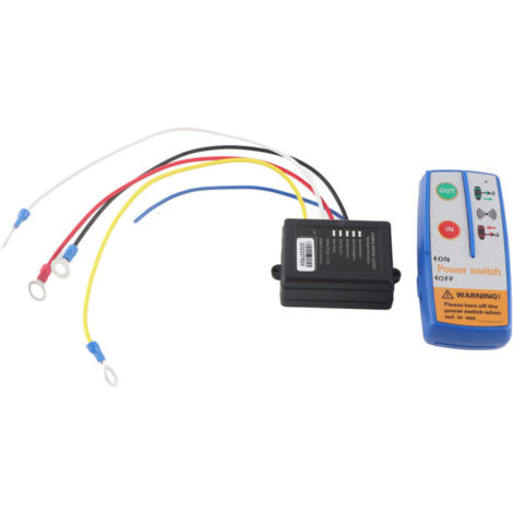 Jeffergarden Kit émetteur-récepteur de télécommande sans fil pour treuil électrique 12 V pour camions, VTT, SUV (1/5)