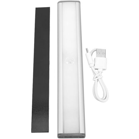 Jeffergarden Détecteur de mouvement Lumière 2 Modes Luminosité Réglable Magnétique USB Charge LED Détecteur de Mouvement Cabinet Lumière Blanc Froid (1/5)