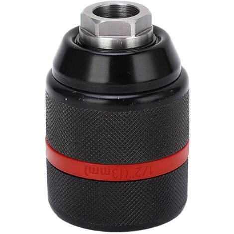 Jeffergarden Mandrin de perçage sans clé 1/2‑20UNF à serrage automatique électrique, plage de serrage 2‑13 mm, hexagone 63 mm / 2,5 po (1/5)
